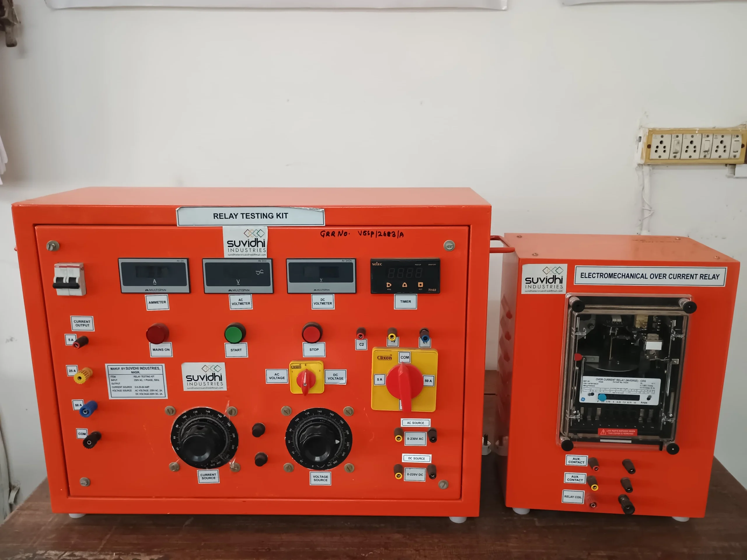 Switchgear/Relay Testing Kit