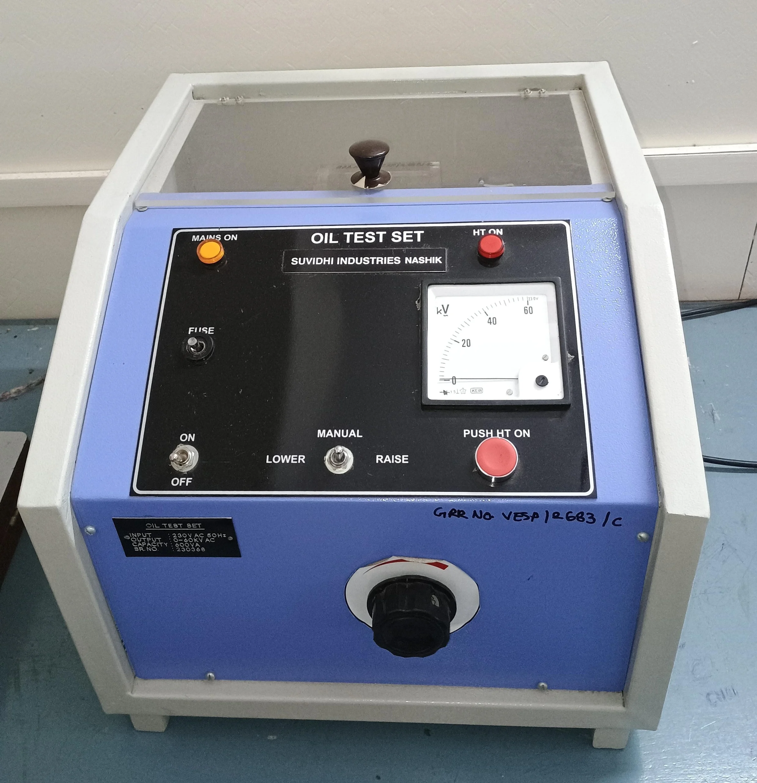 Transformer Oil BDV Testing Kit