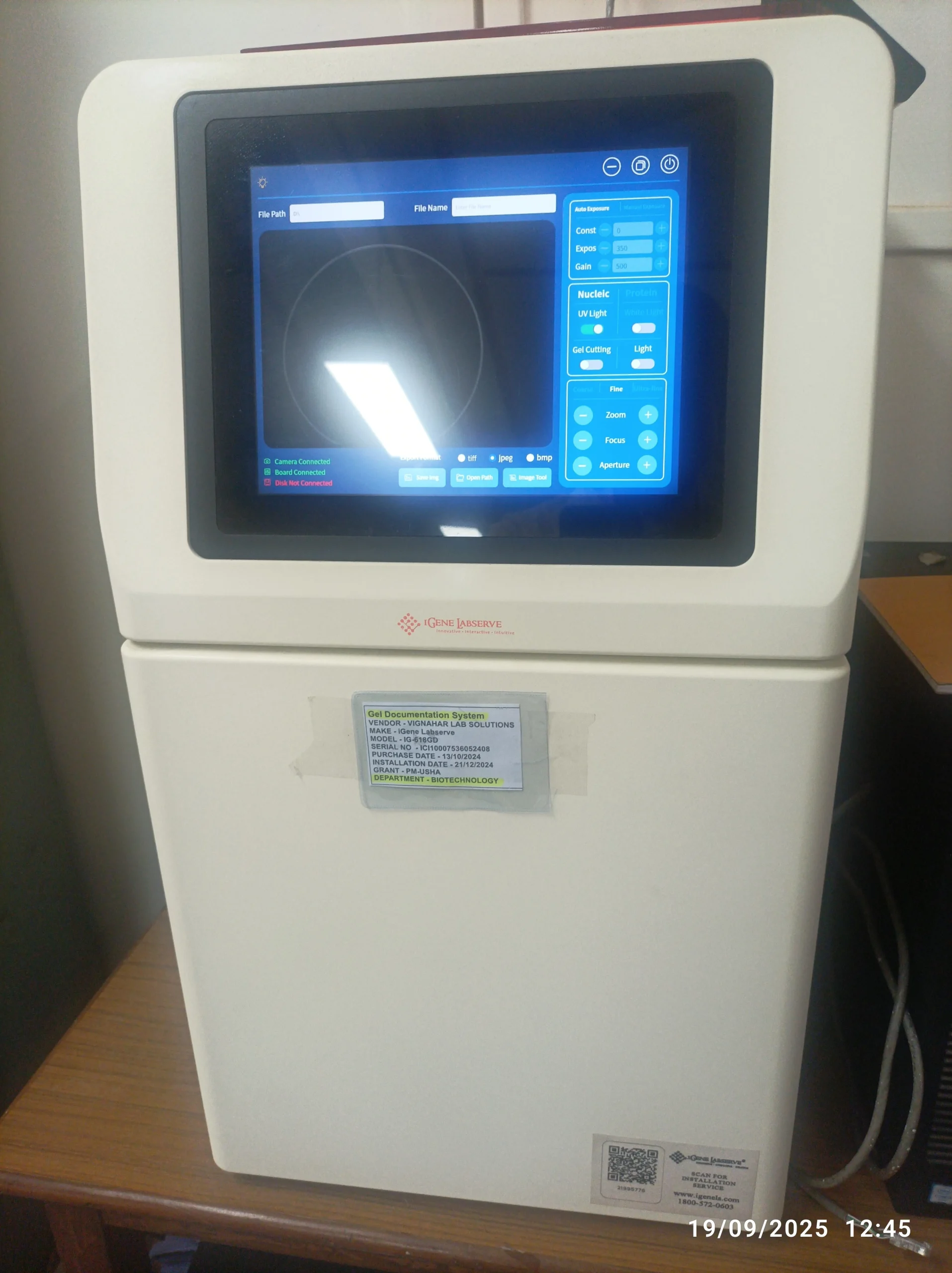 Gel Documentation System